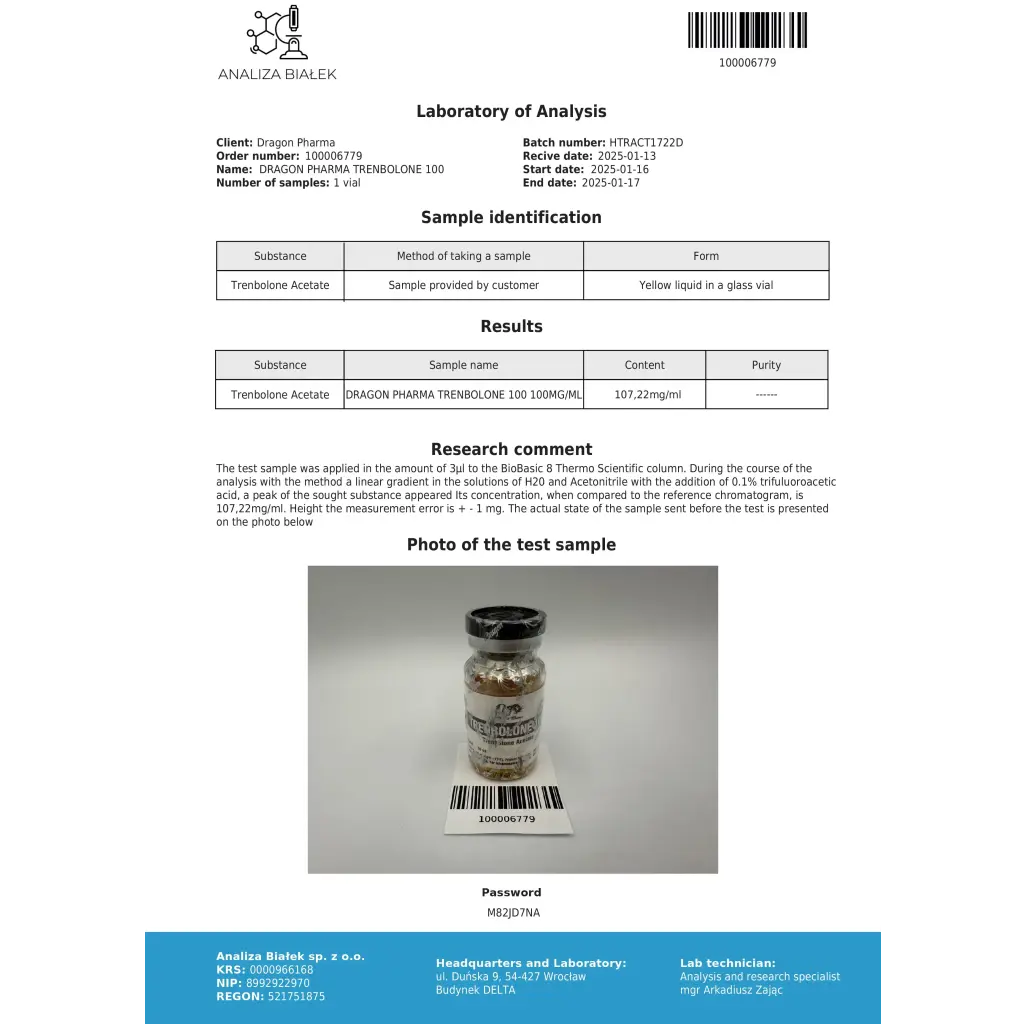 Trenbolone Acetate 100